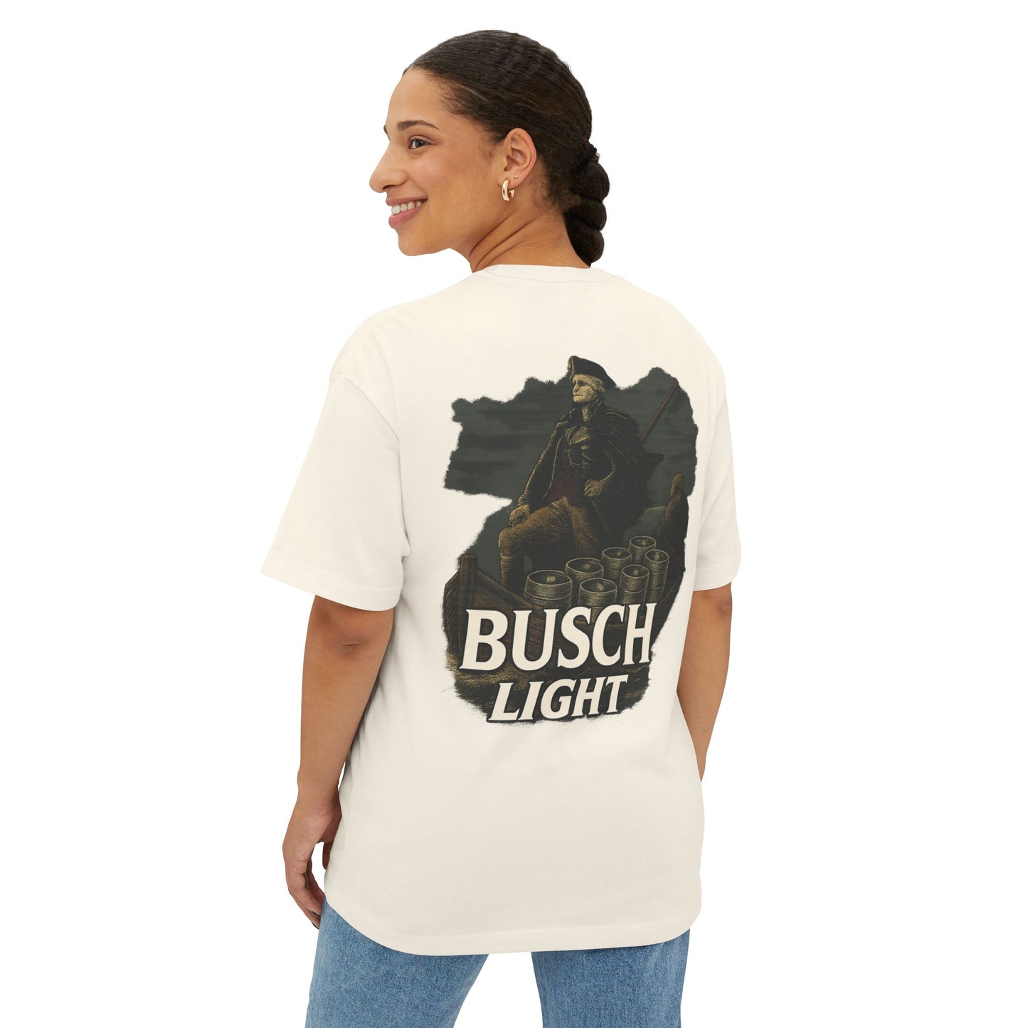 Vintage Busch George Washington oversized t-shirt