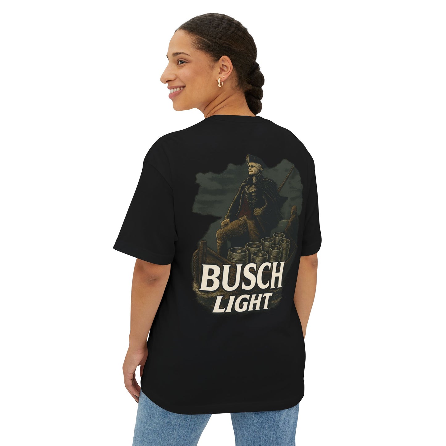 Vintage Busch George Washington oversized t-shirt