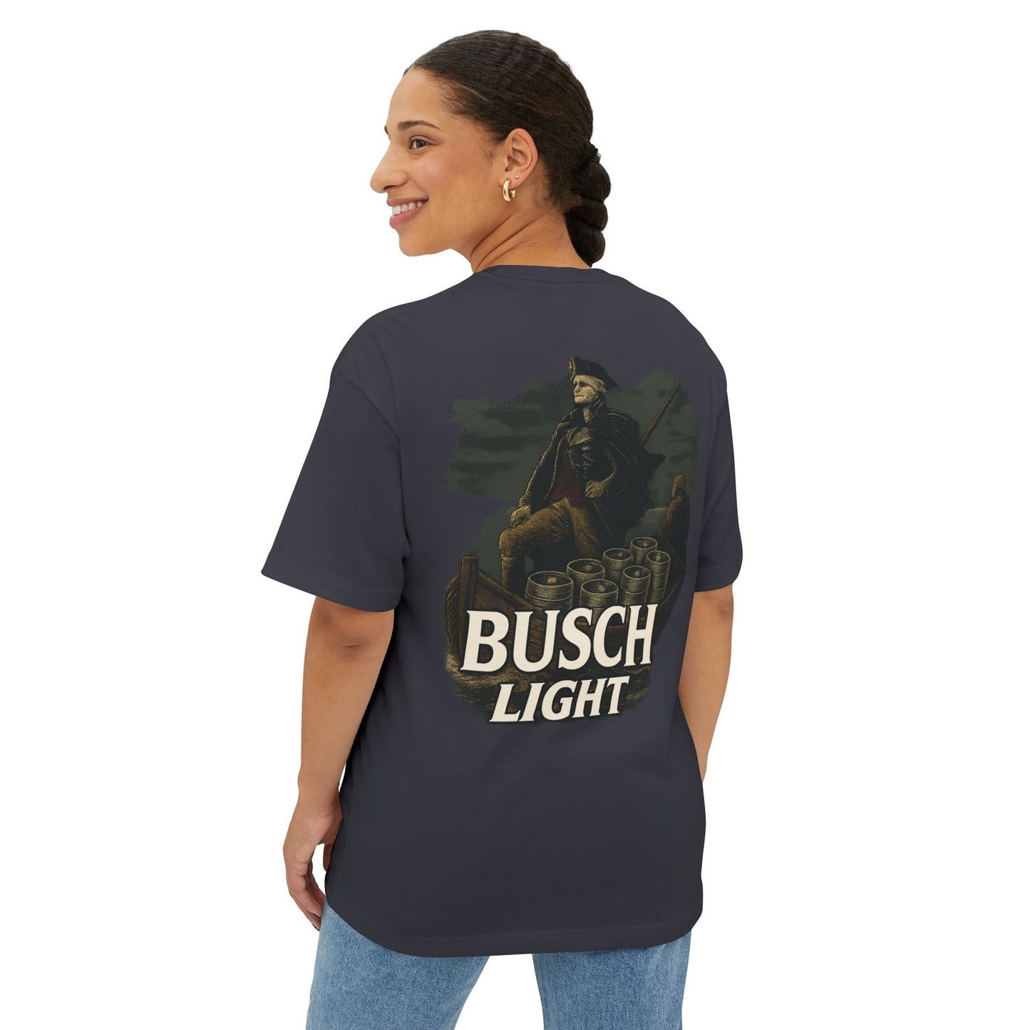 Vintage Busch George Washington oversized t-shirt