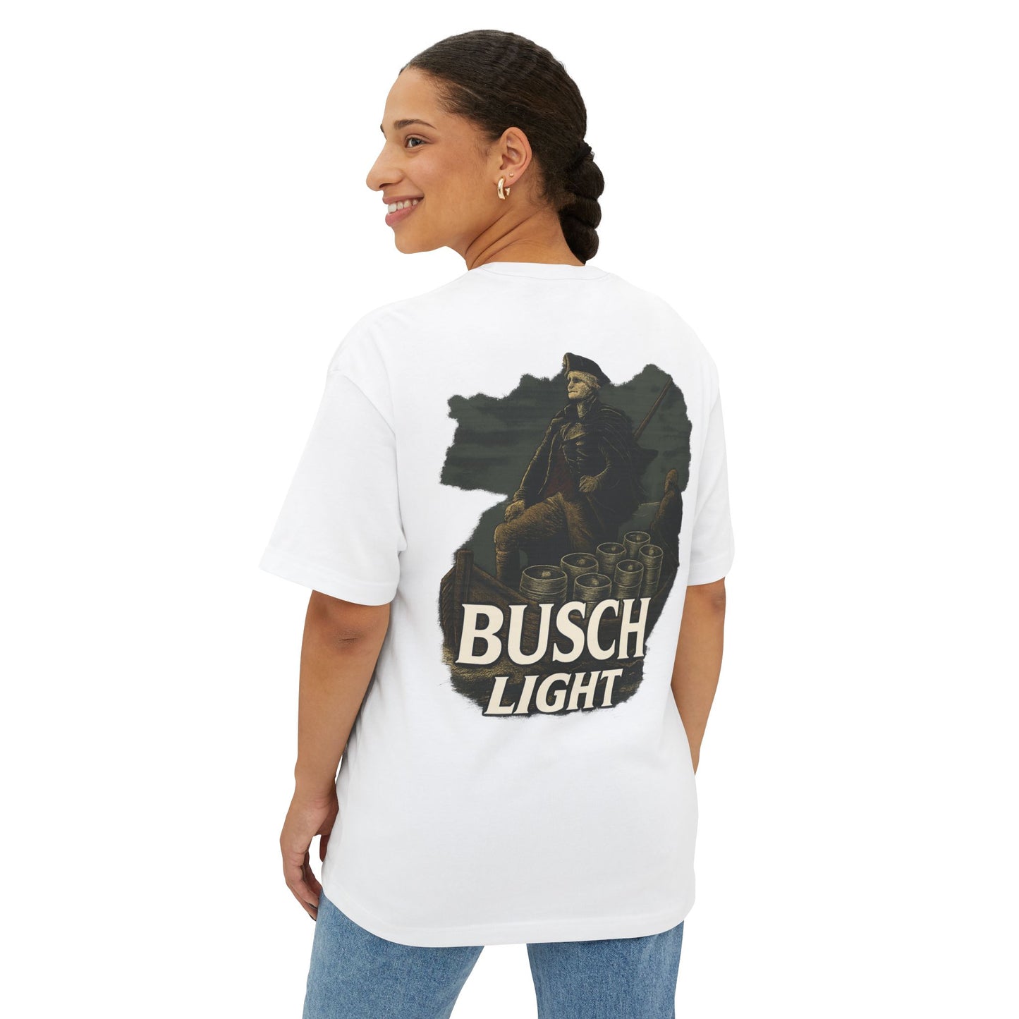 Vintage Busch George Washington oversized t-shirt
