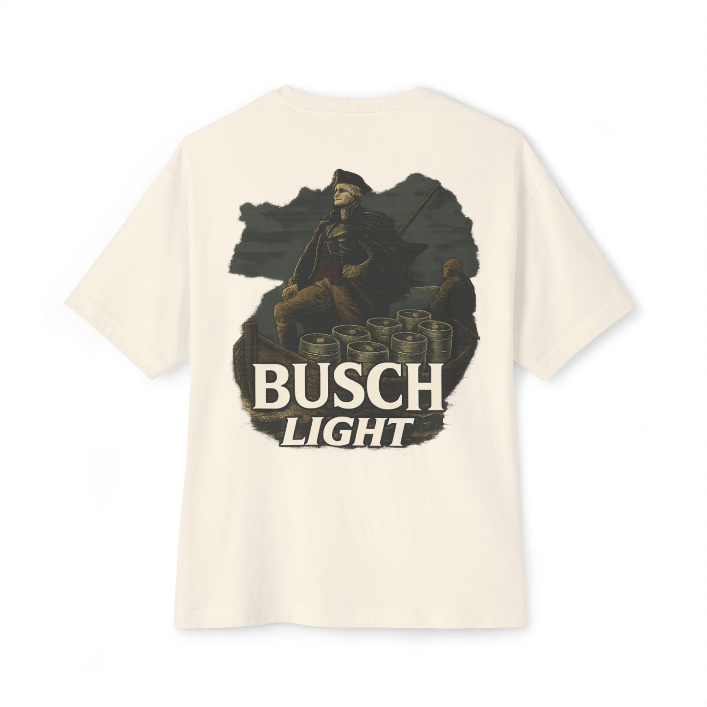 Vintage Busch George Washington oversized t-shirt