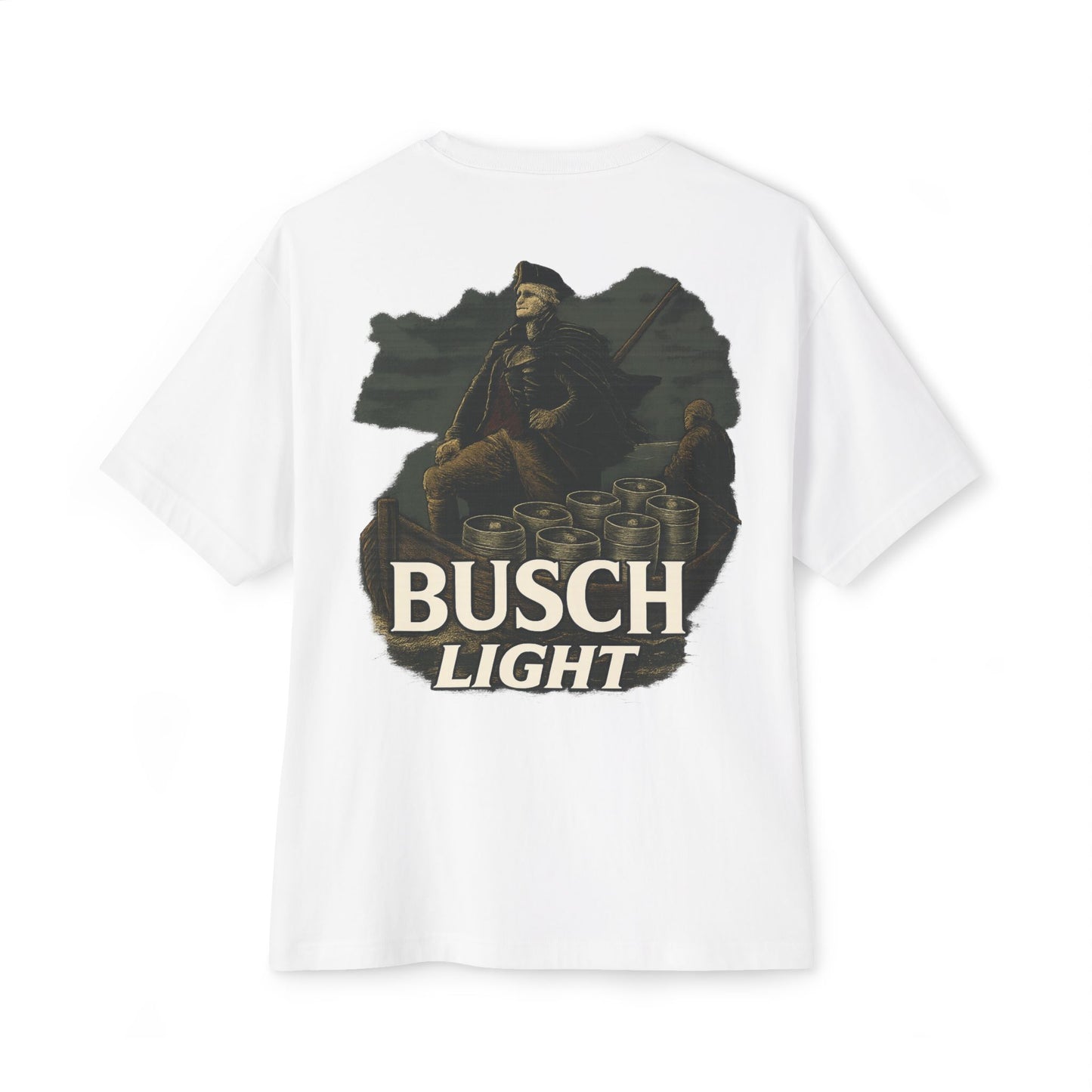 Vintage Busch George Washington oversized t-shirt